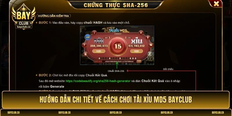 Tài xỉu MD5 Bayclub